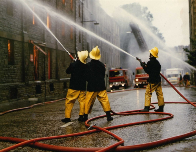 Fire Sciennes Edinburgh - Sept 1983